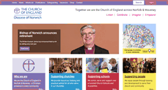 Desktop Screenshot of dioceseofnorwich.org