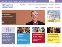 Tablet Screenshot of dioceseofnorwich.org